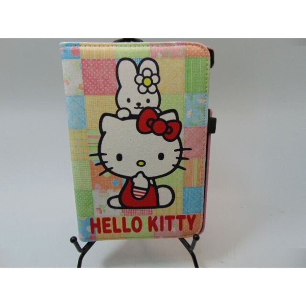 Hello Kitty Folding Tablet Case Multicolored Patchwork --Adorable